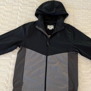 Billabong size medium..black…medium gray and light gray windbreaker